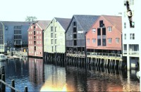 domy na vode v Trondheime