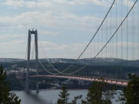 Švédsko - most Högakustenbron a okolie