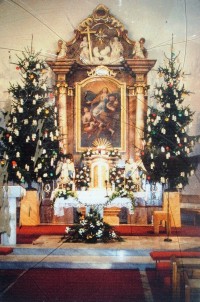 oltár v kostole