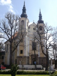 kostol v obci Kvasice