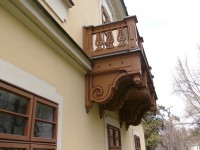 balkón Zahradníkovho domku