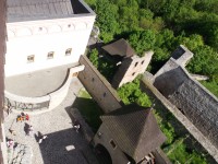 pohľad z veže na Horný hrad