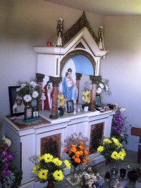 malý oltár vo vodnej kaplnke