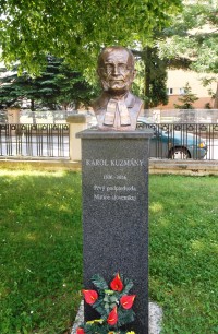 busta Karola Kuzmányho - prvého podpredsedu MS