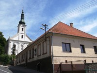 budova fary a evanjelický kostol
