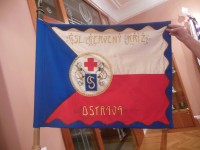 vlajka Čsl. Červený kríž Ostrava