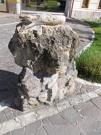 kameň s jašterom