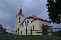 obec Čavoj - kostol sv. Doroty