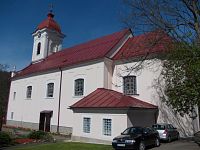 Sklené Teplice - kostol sv. Lukáša