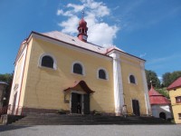 kostol oproti muzeu bratrov Čapkovcov