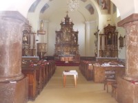 interiér kostola