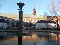 Dánsko - Kodaň - Záhrada Kráľovskej knižnice -Bibliotekshaven