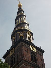 Dánsko - Kodaň - vyhliadková veža kostola nášho Spasiteľa - Vor Frelsers Kirke