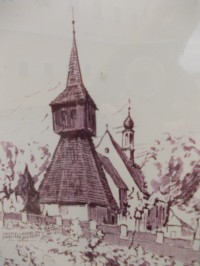 kresba zvonice