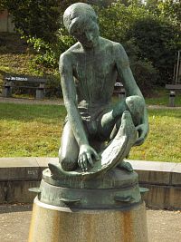 bronzová socha