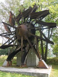 obežné kolo hlavného ventilátoru v bývalom dole Oderka