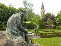 socha v parku