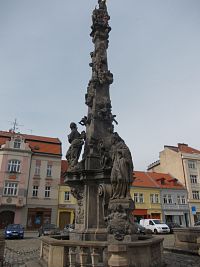 barokový stĺp na námesti