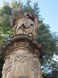 Osek u Duchcova - socha sv. Valentína