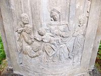 detail Panny Márie, Ježiška, Troch kráľov a sv. Jozefa