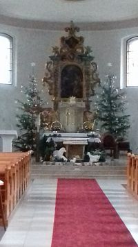 ,,vianočný,,  oltár