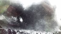 bombardovanie mesta americkým letectvom
