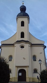 priečelie kostola sv. Markéty v Hlučíne
