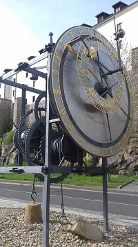 zväčšená kópia Pražského orloja
