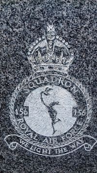 znak 156. bombardovacej perute RAF