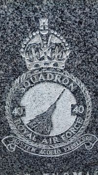 znak 40. bombardovacej perute RAF