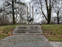 pamätník obetiam stávky v roku 1894 Ostrava - Slezská Ostrava - Památník obětem stávky na Dole Trojice 1894
