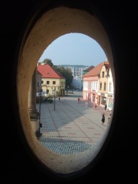 pohľad z okna veže