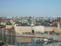 výhľad na Štokholm