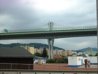 dialničný most v centre Považskej Bystrice