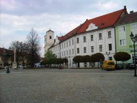 Skalica - jezuitský kostol sv.Františka Xaverského a gymnázium