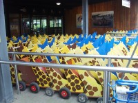 Vozíky žirafky