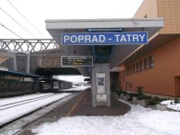 železníčná stanica Poprad - Tatry