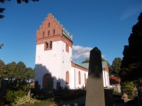 Švédsko - Veľký kostol v obci Stora Harrie