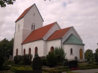 Švédsko - kostol v obci Lilla Harrie