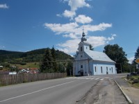 Kostel Nanebevzetí Panny Marie v Čiernem Balogu. 