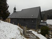 Kostel Sv. Kryštofa v Kryštofově údolí.