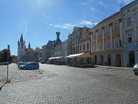 Mírové náměstí v Litoměřicích.