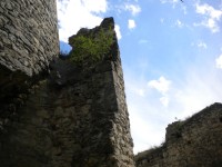 část hradu.