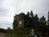 Skalní hrad Sloup.