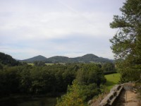 Pohled z hradu Sloup.