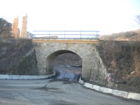 Malý železniční most za Dobkovičkami.