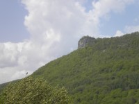 Okrúhla skala na Hradové.