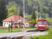 Vlak směřující do Brezna.