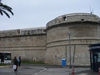 Itálie - Civitavecchia - pevnost v přístavu