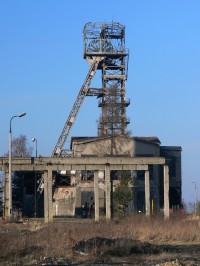 Důl Pokrok Fučík 1 - Petřvald - těžní věž